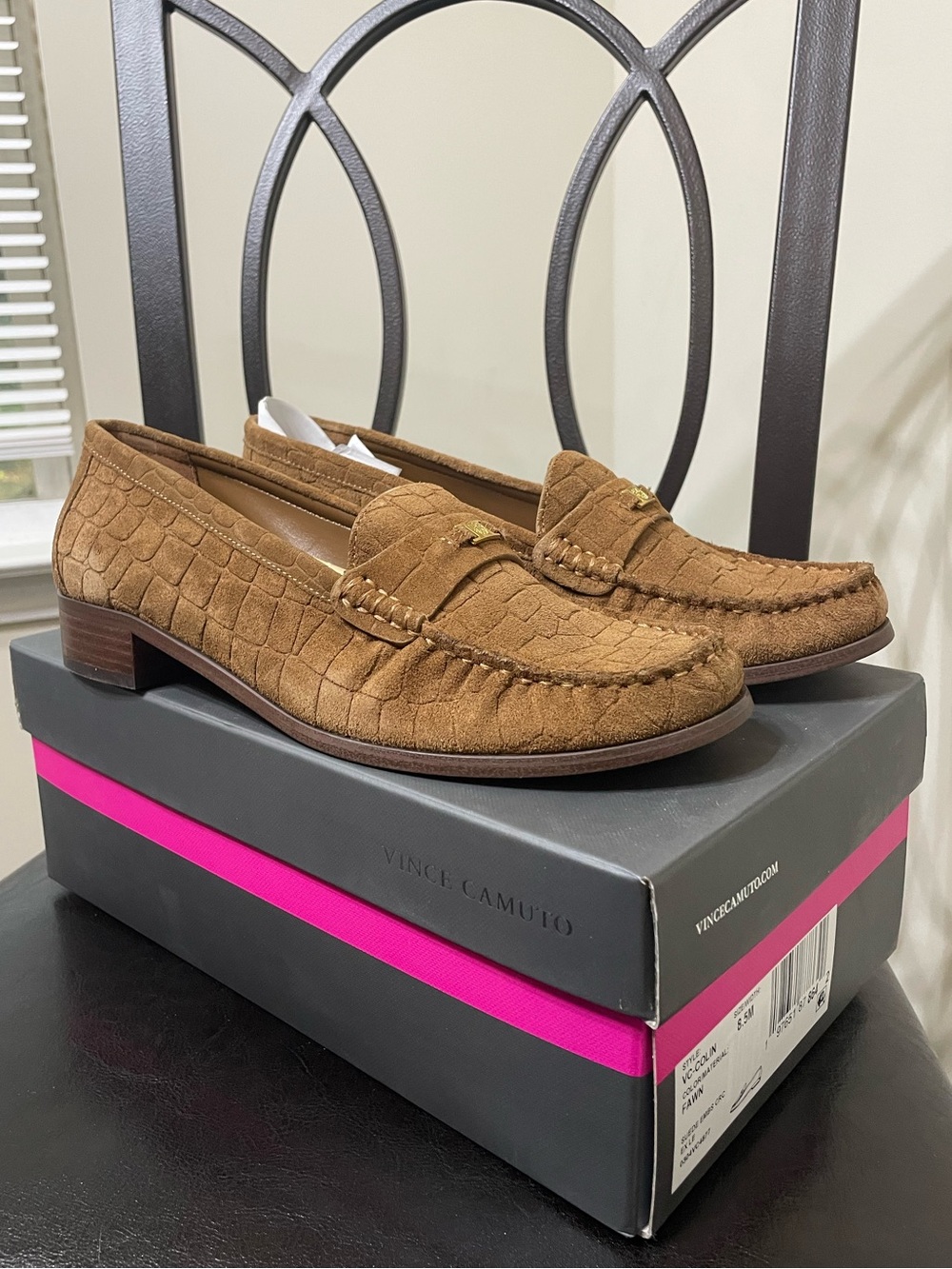 BRAND NEW WITH BOX Vince Camuto Suede Loafers Women’s Size 8.5